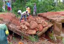 Télimélé : coupés du monde à chaque hivernage, plus de 18 villages réclament la construction urgente d’un pont à Kaffaty