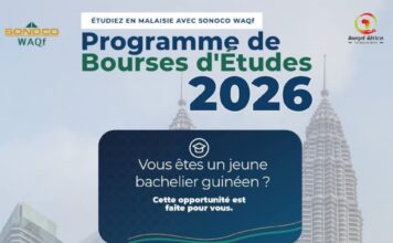 SONOCO WAQF ouvre les portes des universités malaisiennes aux jeunes Guinéens