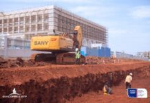 Cité administrative de Koloma : GUICOPRES BTP poursuit les travaux d’aménagement des voiries